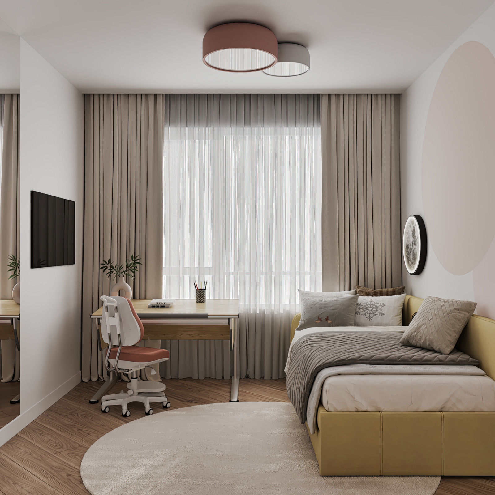 Дизайн проект квартиры Екатеринбург ул. Онежская д. 4