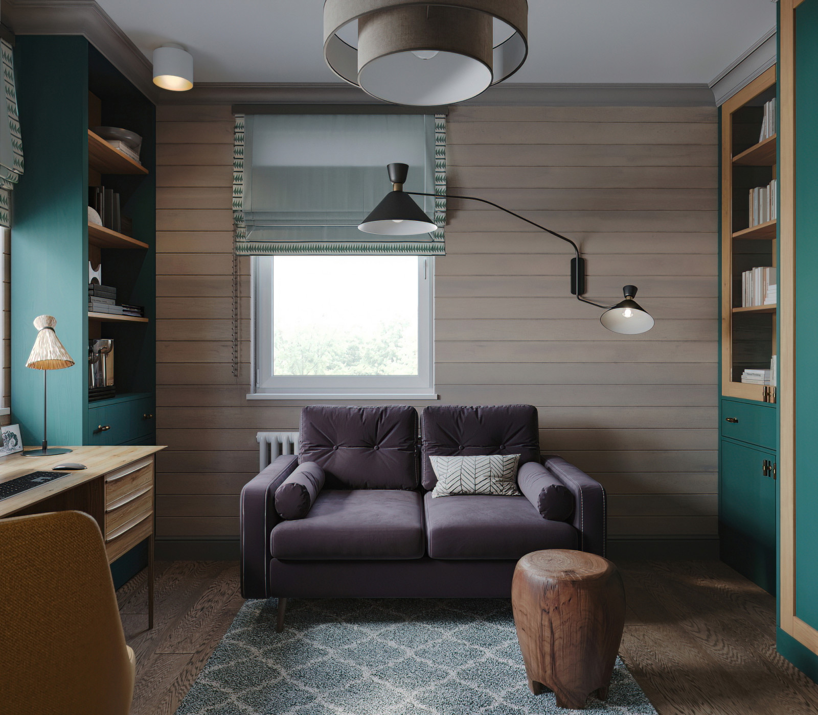 Загородный дом для молодой семьи с котами