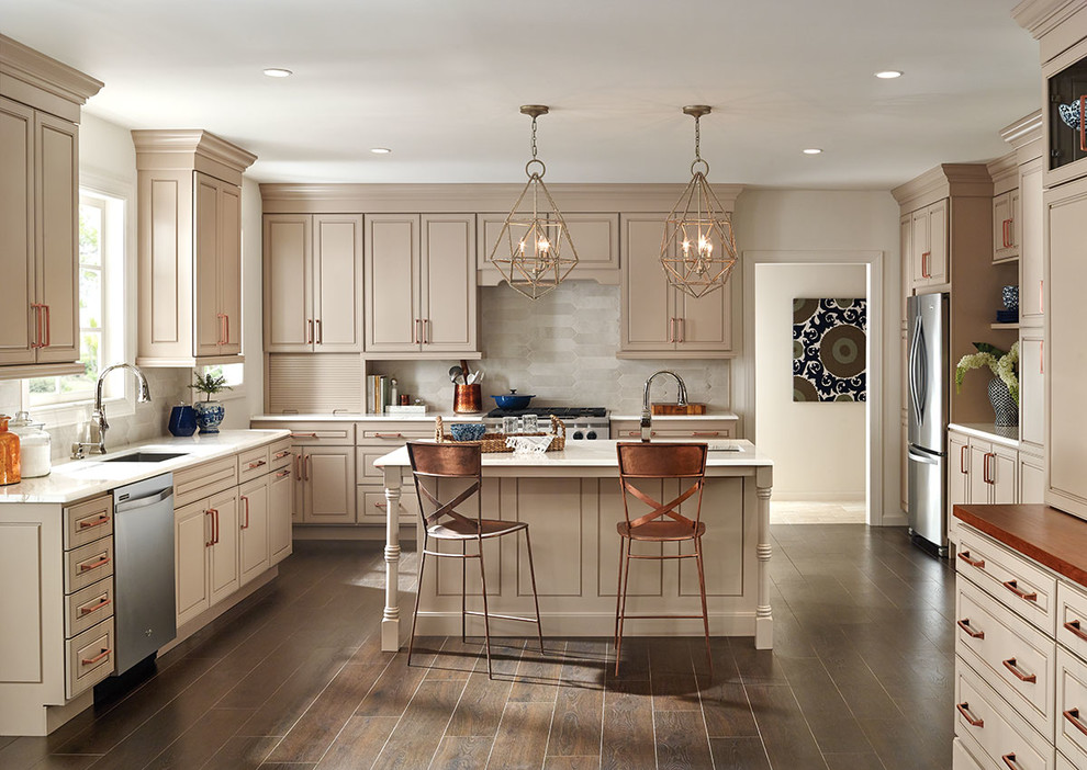 Morel Birch Kitchen Traditional Kitchen Cedar Rapids by Bertch