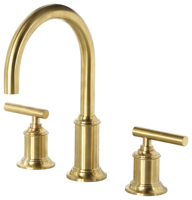 Modern Gooseneck Spout Faucet, Gold