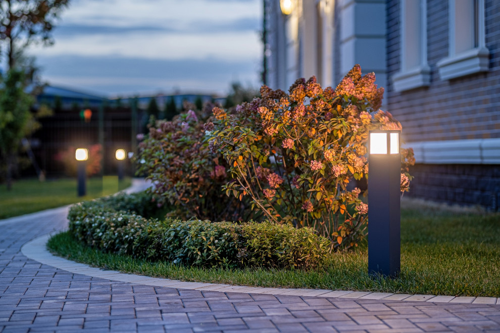 Ландшафтная подсветка участка в КП Миллениум Парк