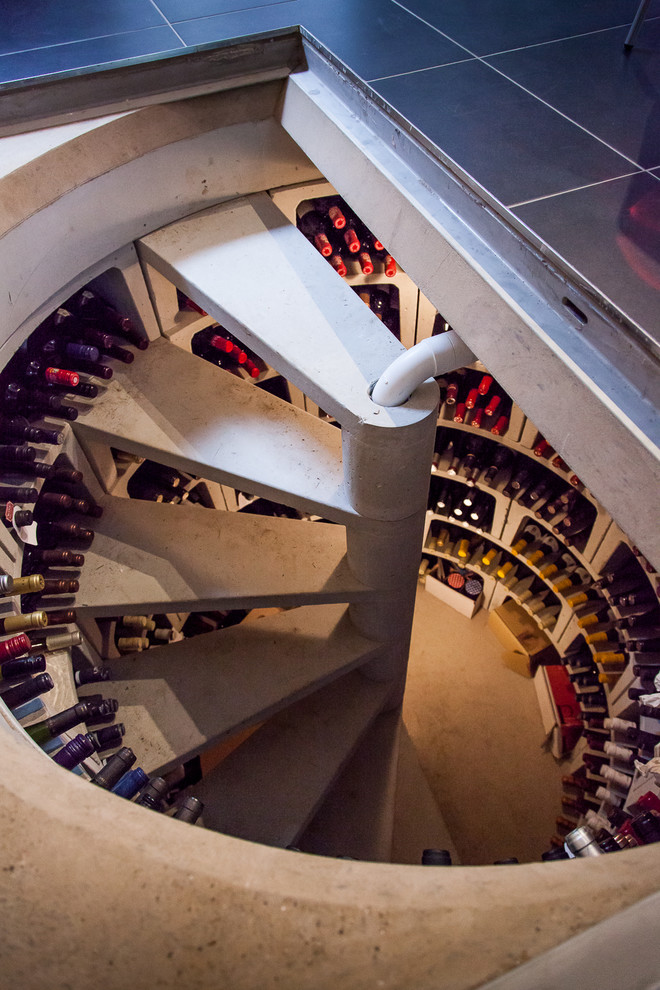 Inspiration for a large country wine cellar in Hertfordshire.