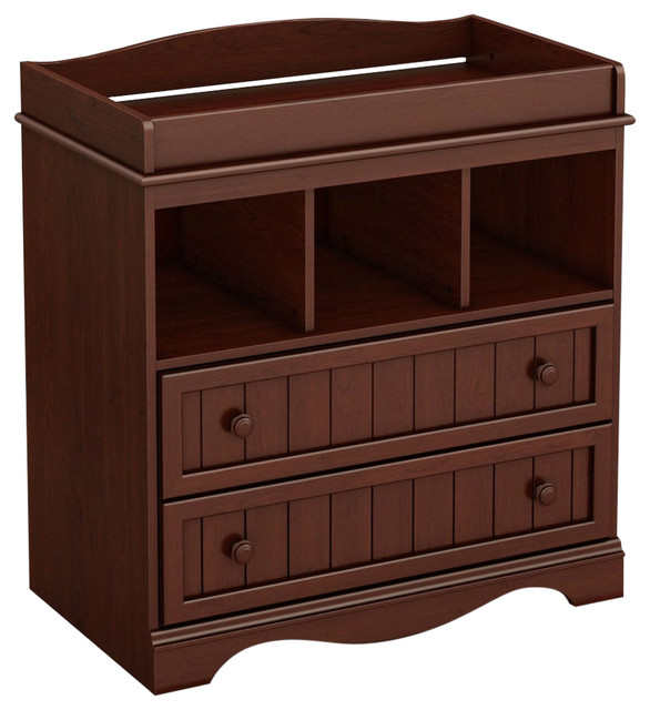 Royal Cherry Wood Baby Diaper Changing Table With 2 Drawers Royal Cherry Wood Baby Diaper Changing Table With 2 Drawers