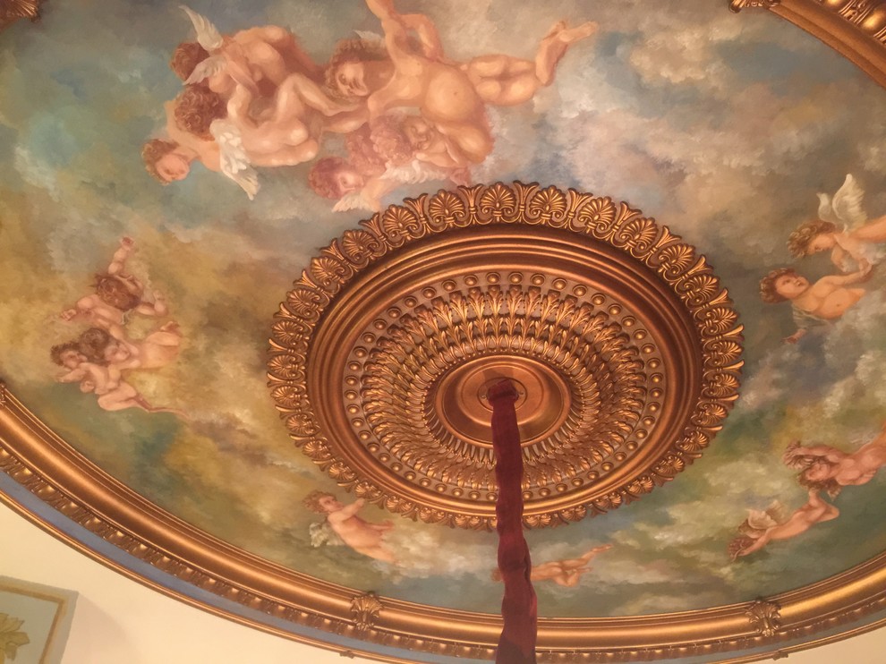 Роспись потолка.Франция