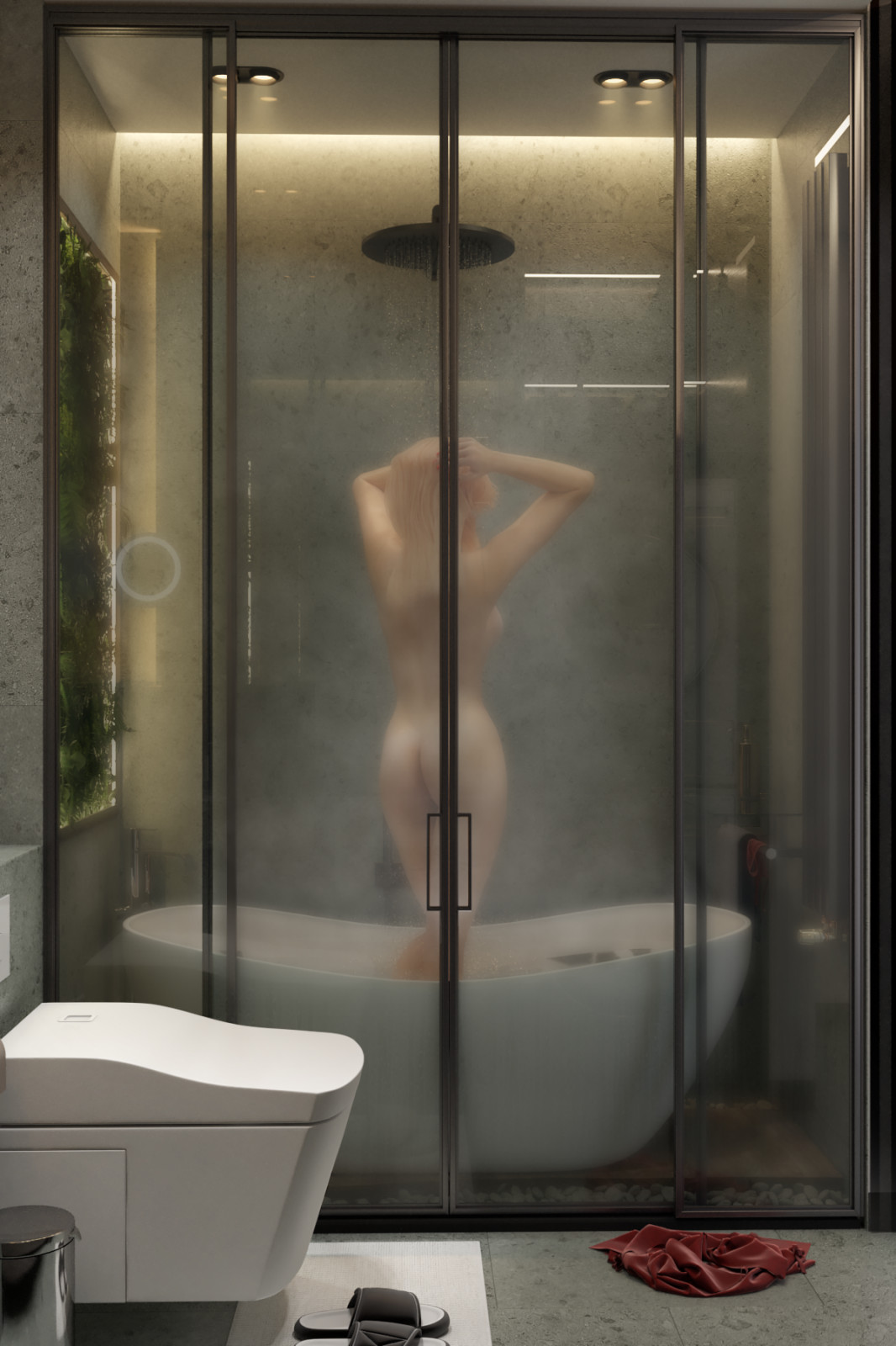 Modern khaki apt. by ACG Group