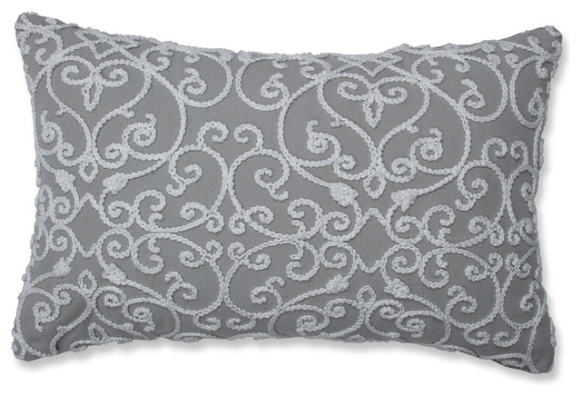 Serafina Stone Rectangular Throw Pillow, 18.5