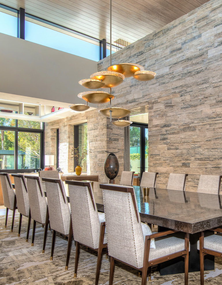 Inspiration for a contemporary great room remodel in Los Angeles