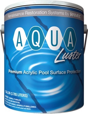 AquaLuster Acrylic Pool Coating Paint - Brilliant White (5 Gallon/Pail)