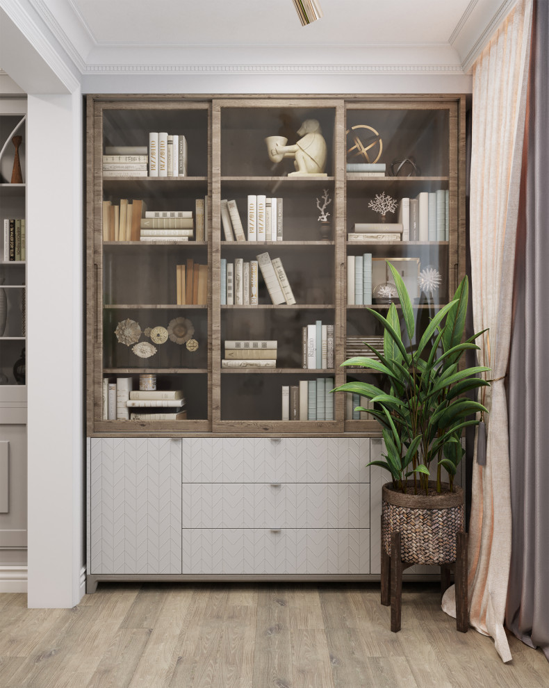 Дизайн проект квартиры в Москве в современном стиле