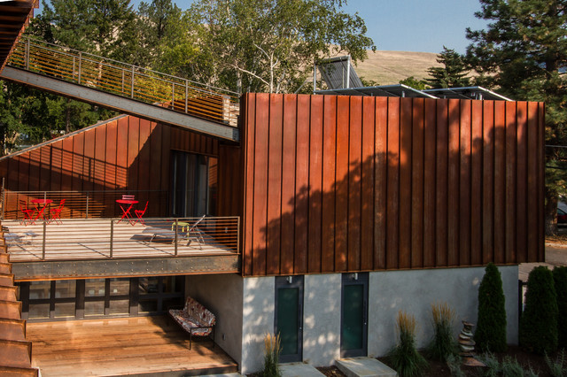 1 Wren Residence industriell-traedaeck