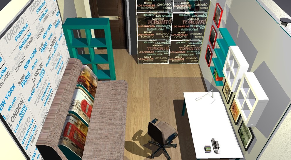 Экспресс-дизайн комнаты подростка с мебелью "IKEA"