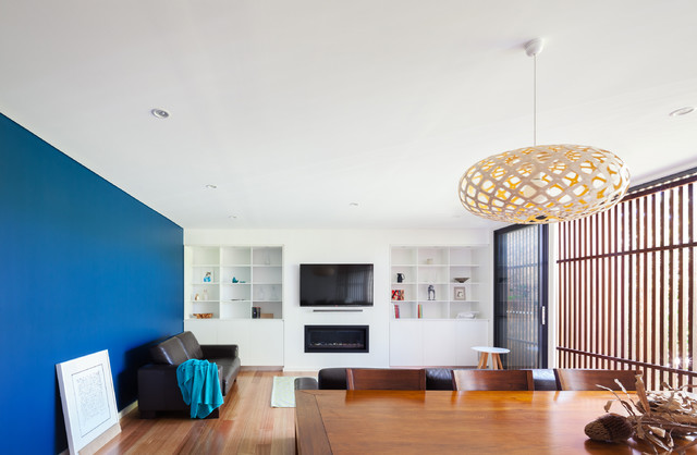Escu House contemporary-vardagsrum