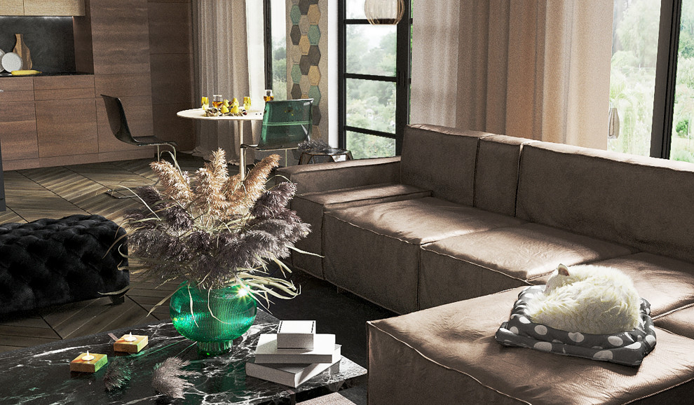 Визуализация гостиной