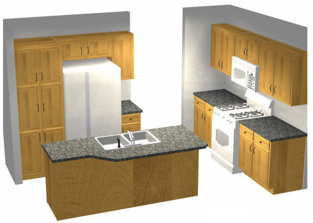With a welcoming site-built front porch, this cute and open plan features a spacious living room open to the kitchen and dining areas.  The compact design is both comfortable and economical.  1 Bedroo