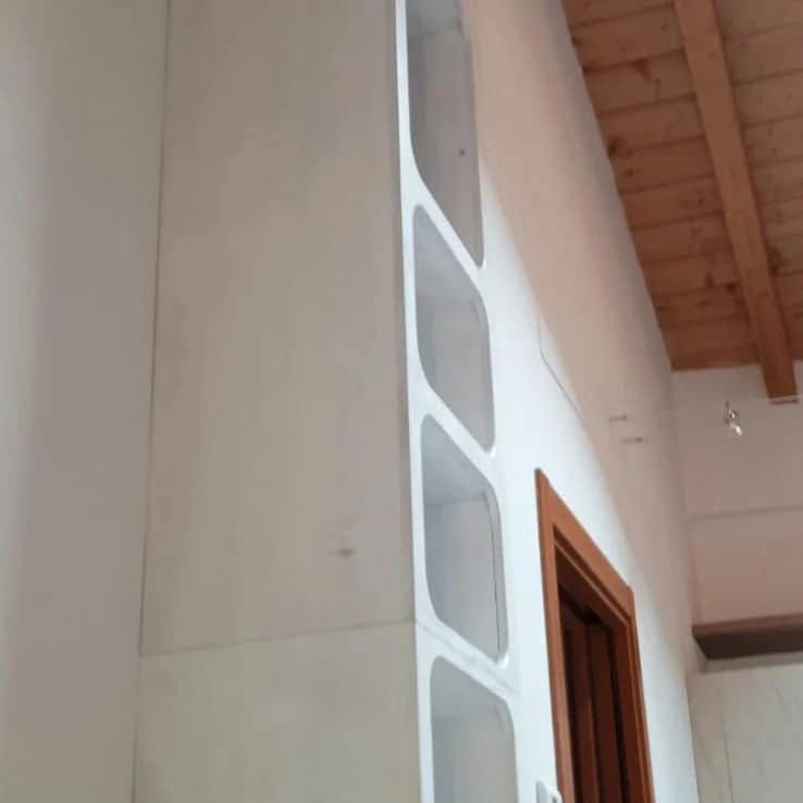 Struttura in MDF per realizzazione libreria stile Manrique