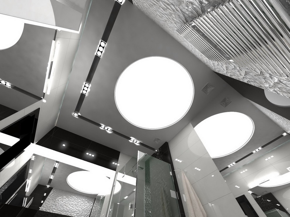 квартира стиль хай тэк + футуризм