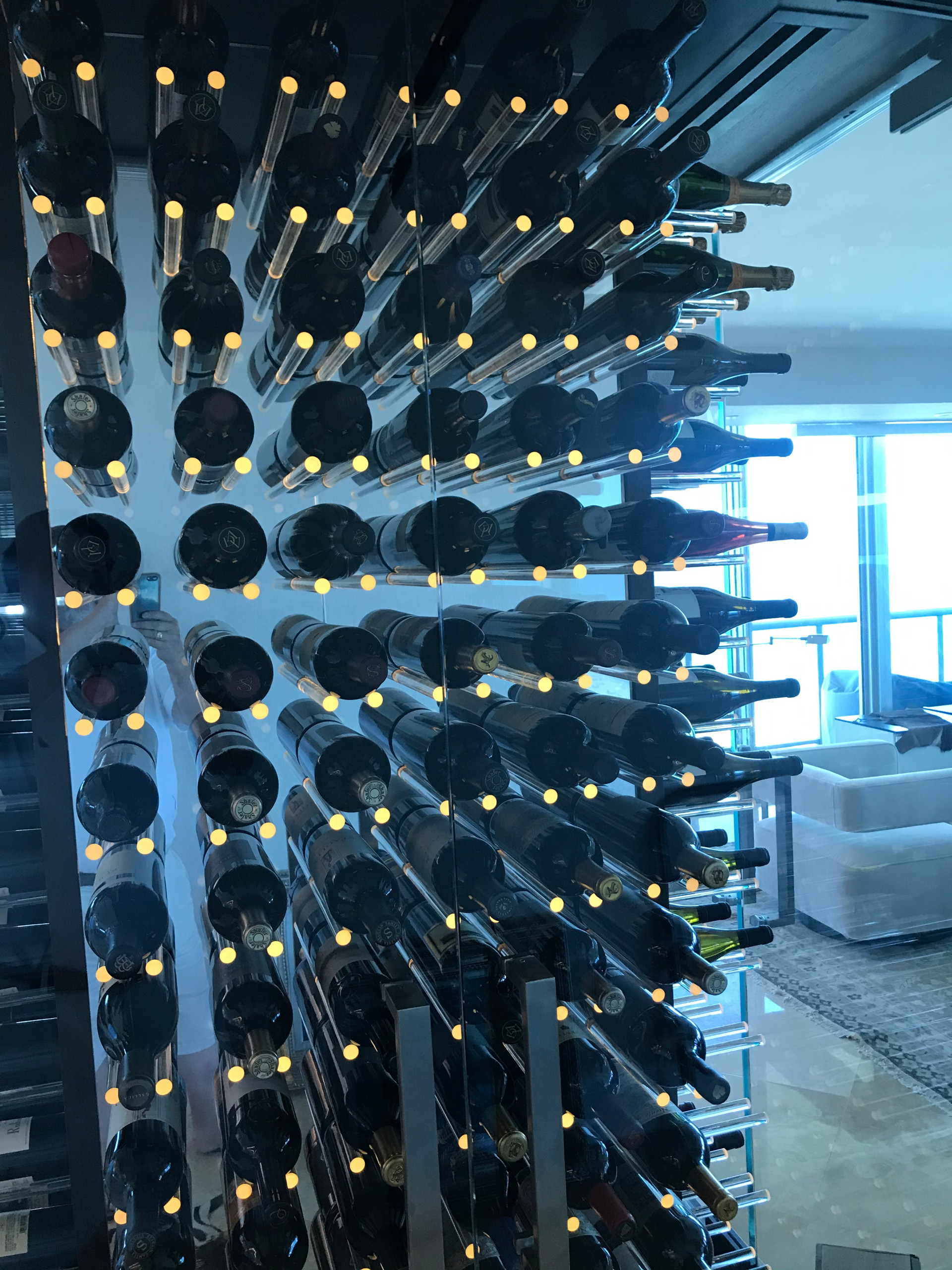 Custom Wine Holder with Glass Rods