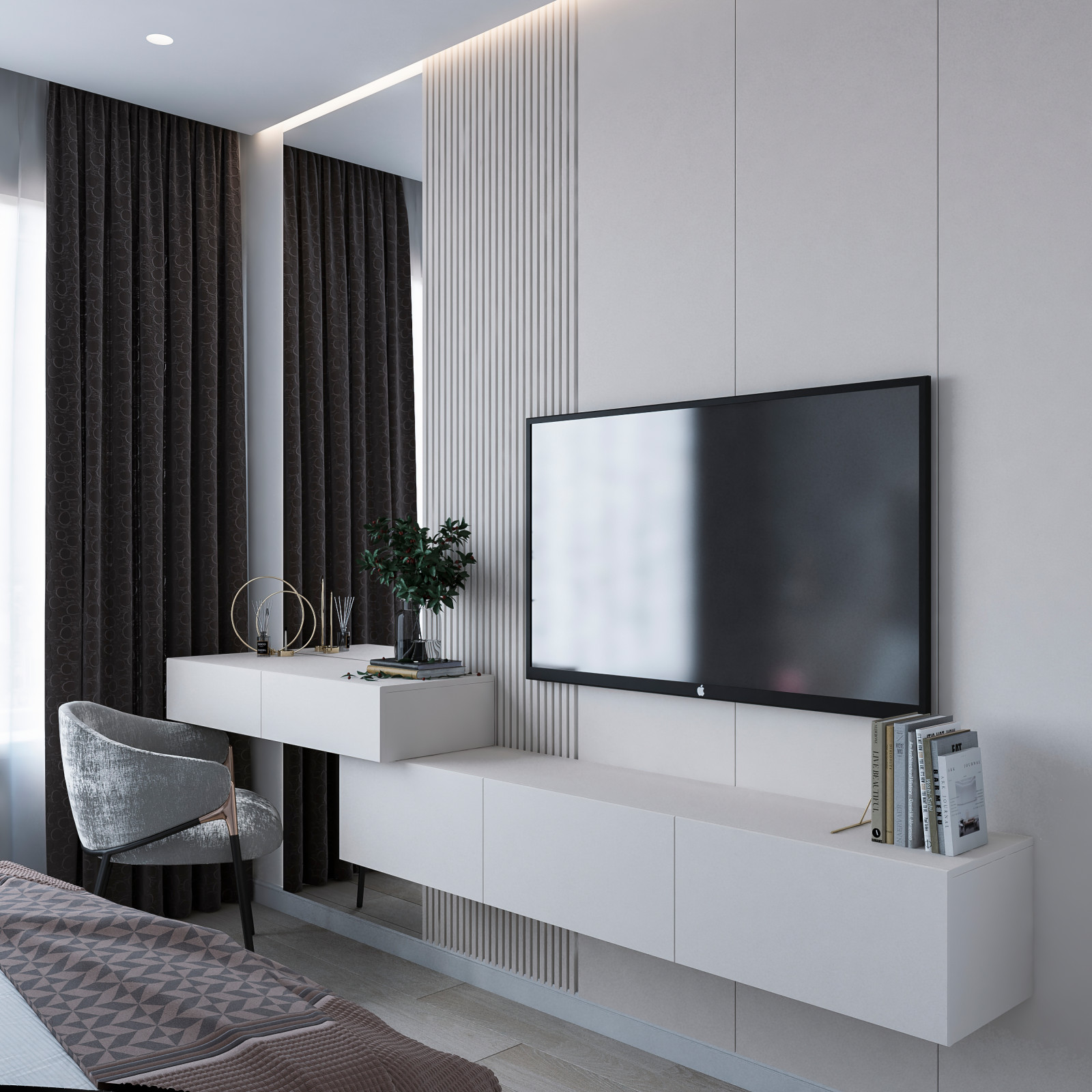 Дизайн квартиры в ЖК "Октябрьский" г.Тюмень