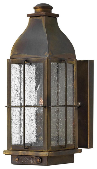 Heritage Bingham 1 Light Outdoor Wall Light, Sienna, LED - Industrial ...