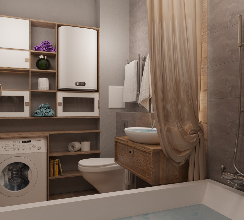 Квартира в стиле эклектики с элементами лофт