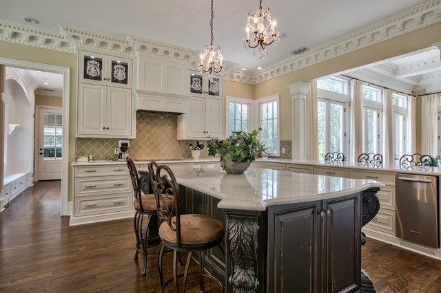 Tallahassee - Tuscan Hill Traditional Home transitional-kitchen