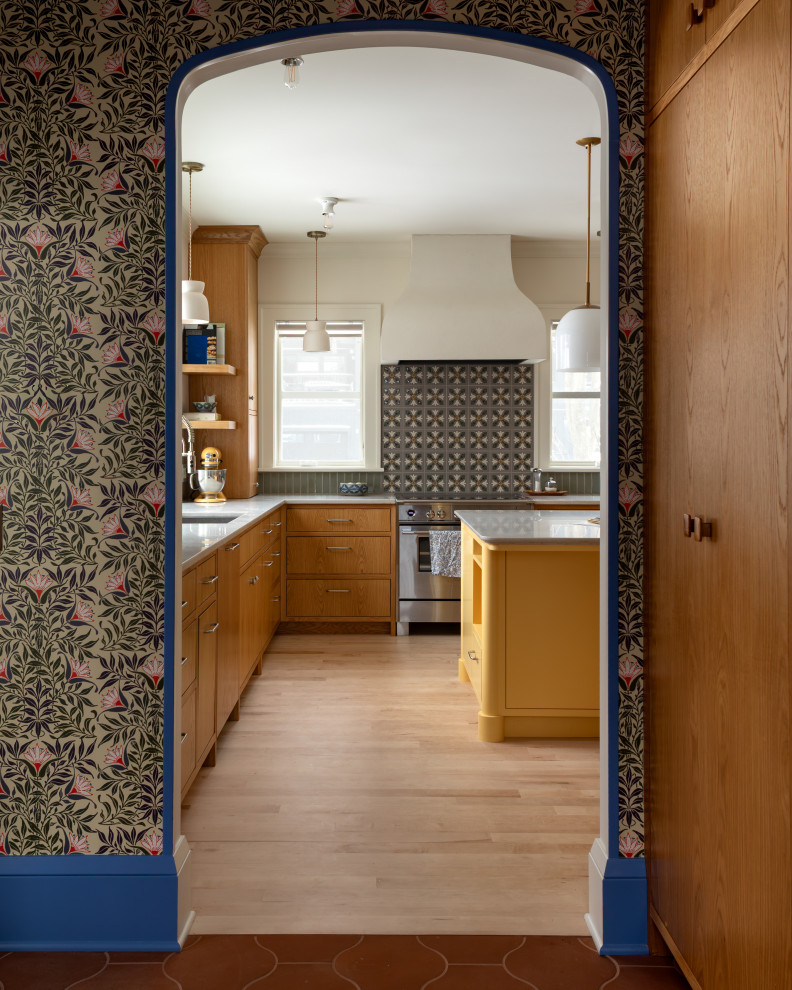 Danish kitchen photo in Minneapolis