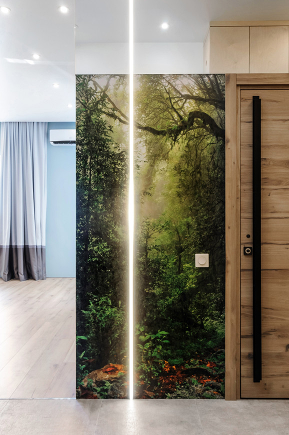 Студия с альковом в джунглях