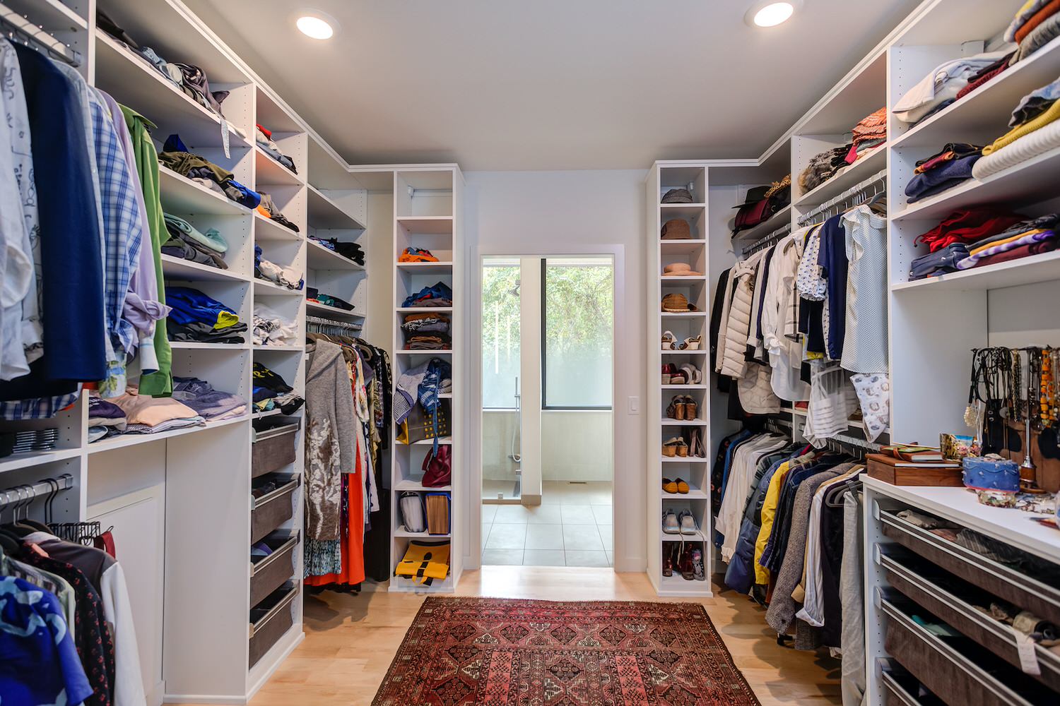 Primary closet