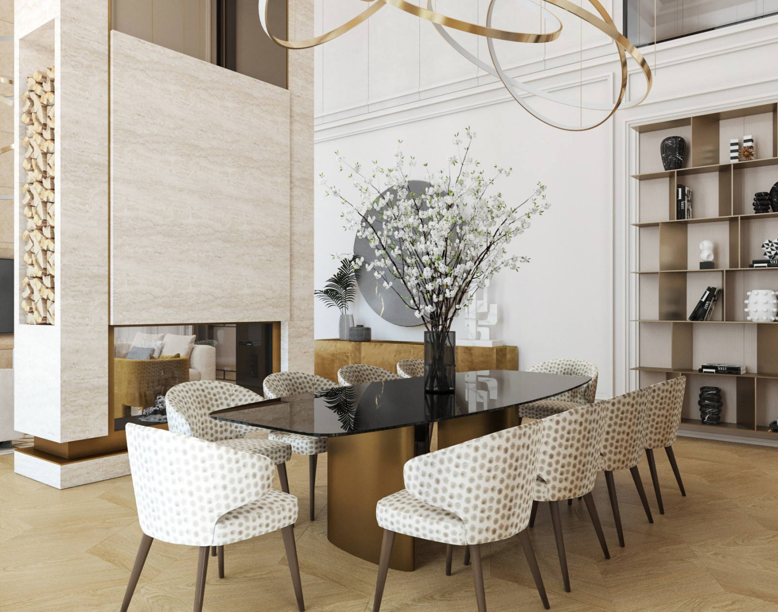 Интерьер загородного дома.