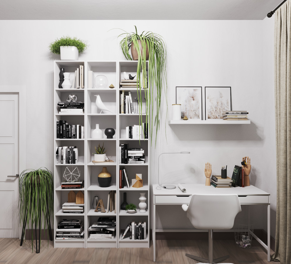 Квартира в Скандинавском стиле для молодой семьи в Сталинке