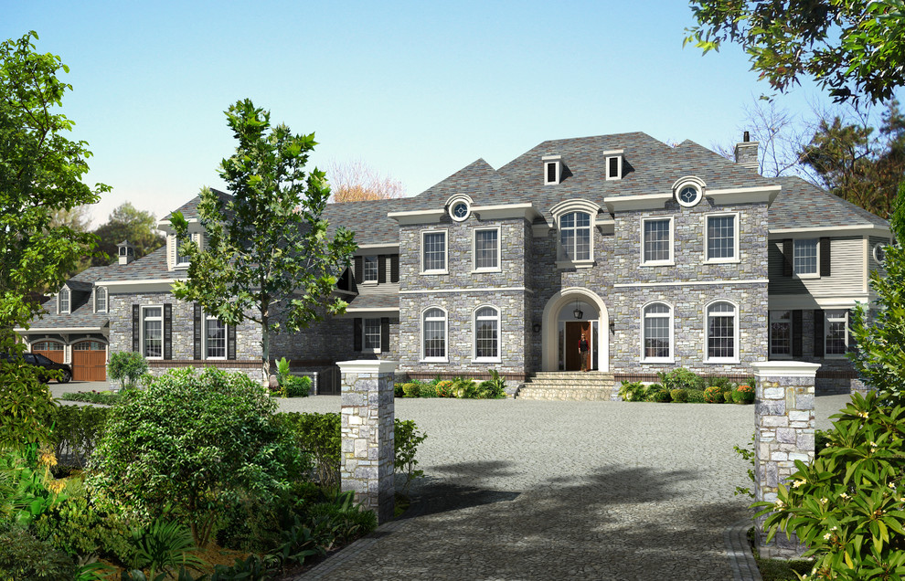 Photo of an expansive traditional exterior in Philadelphia.