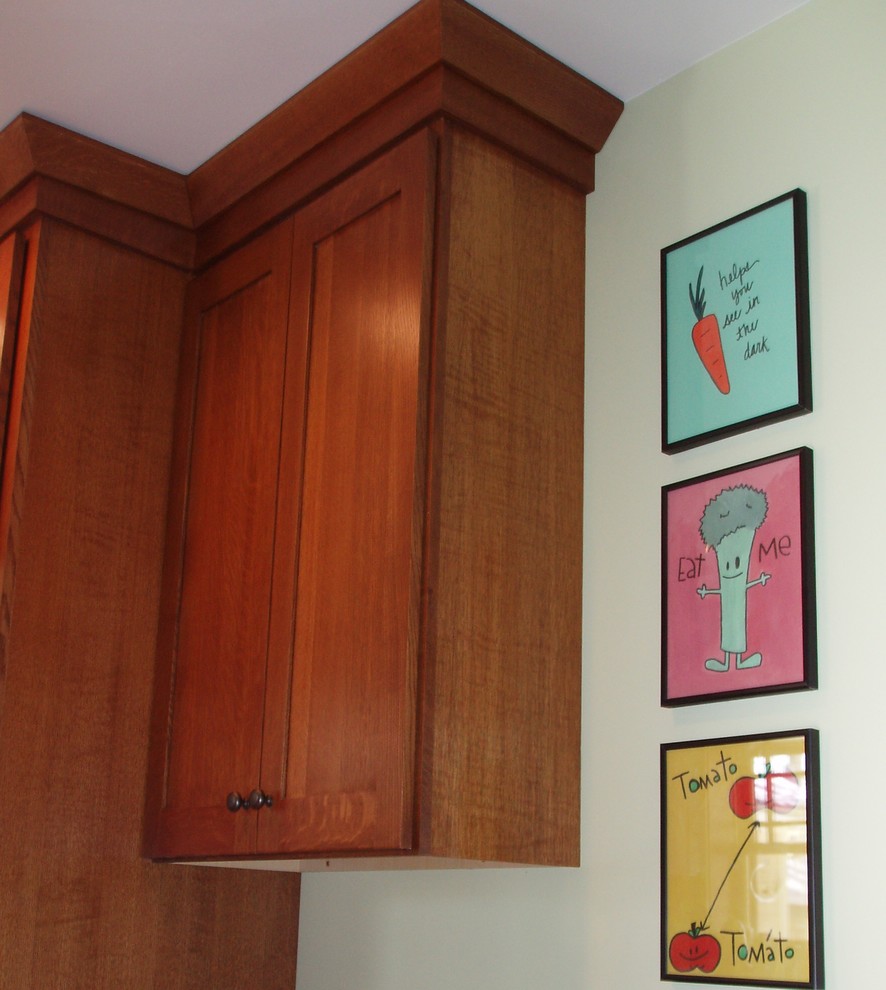 Example of a transitional kitchen design in Minneapolis