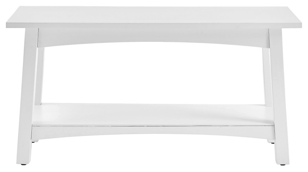 Craftsbury 36"W Wood Entryway Bench Transitional Accent And Storage