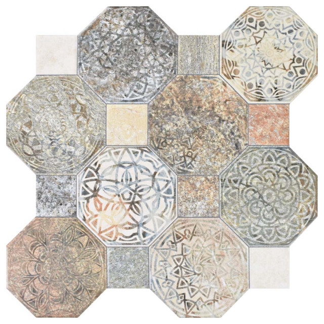 17 75 X17 75 Imagina Decor Ceramic Floor And Wall Tiles Set Of