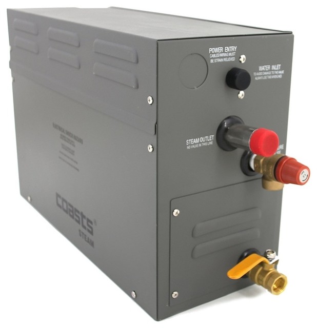 Coasts Steam Generator for Saunas 9KW, 240V With KS120 Controller Contemporary Saunas by