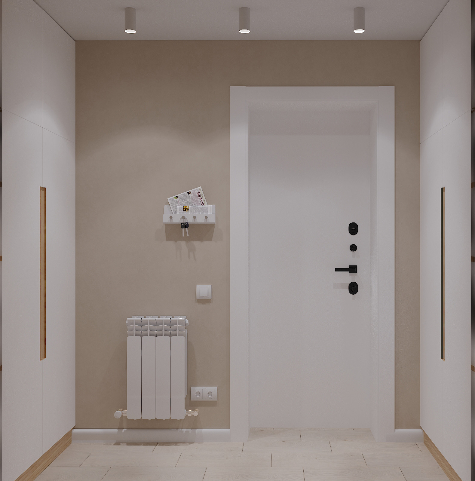 Частный дом «серые оттенки минимализма с современной классикой»