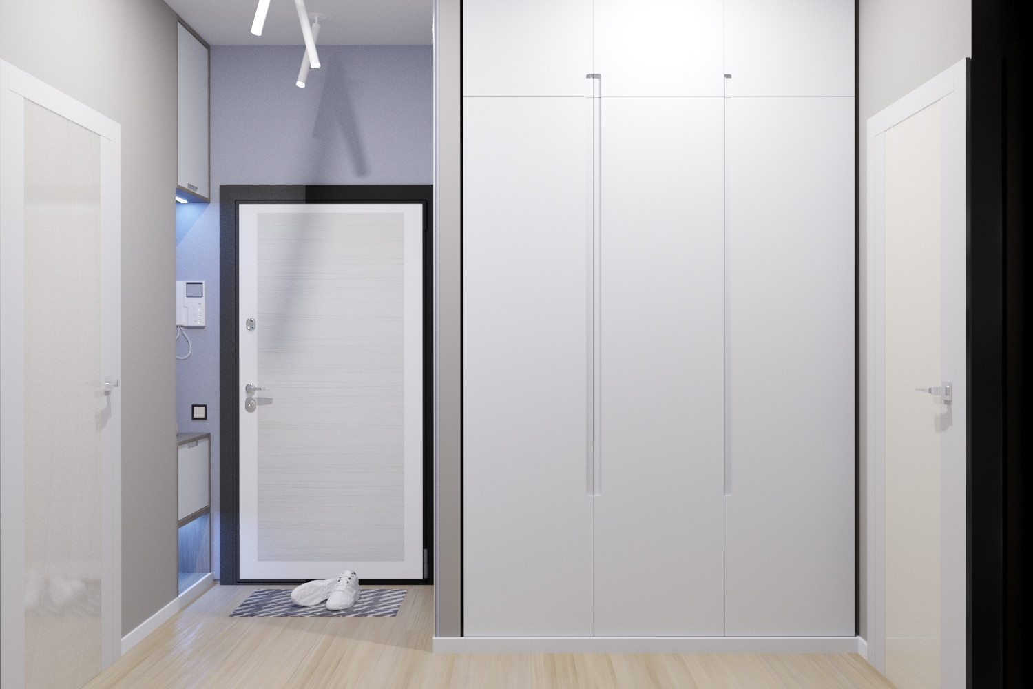 Трехкомнатная квартира в современной эклектике