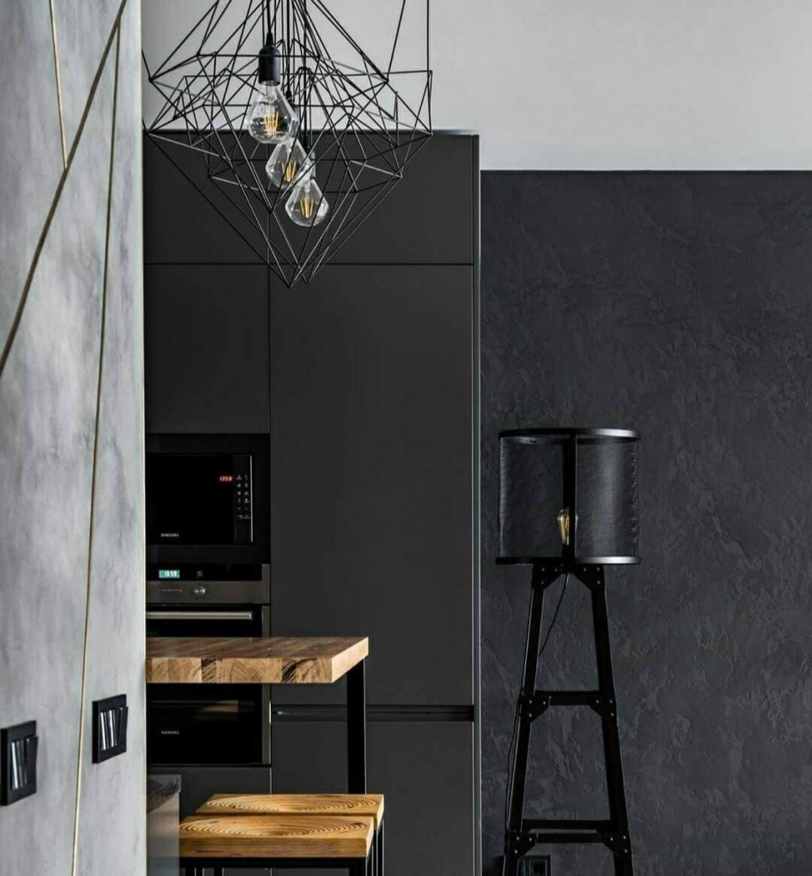 Частная квартира по дизайн проекту с фактурной и матовой штукатуркой