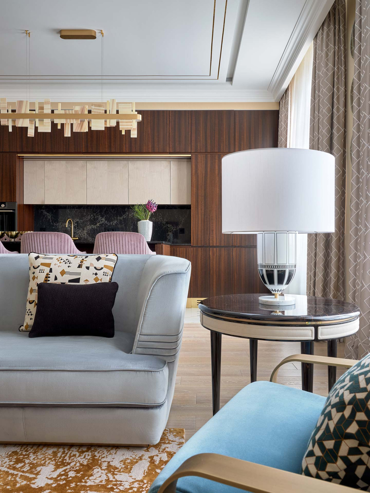 Дизайнерский ремонт квартиры в ЖК "Сердце Столицы"