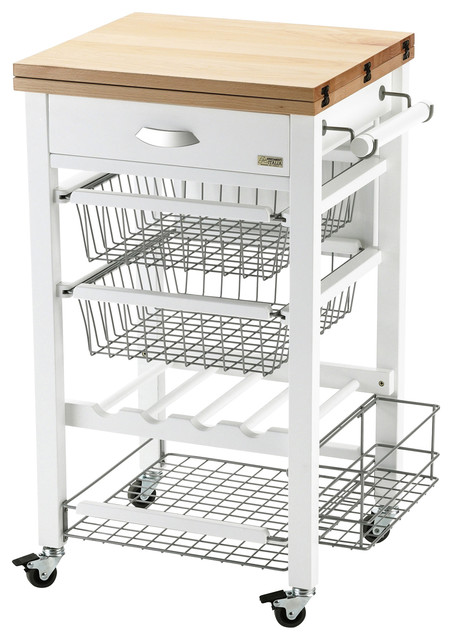 Gastone Kitchen Trolley, White