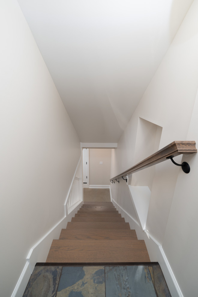Rose City Park Basement Remodel - Transitional - Staircase - Portland ...