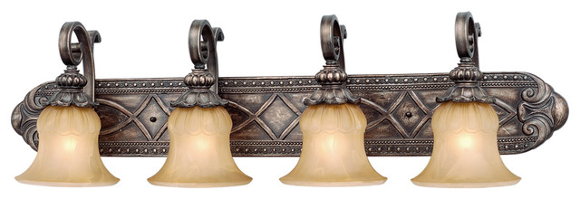 Vaxcel Bellagio 2L Vanity Light - Victorian - Bathroom Vanity Lighting ...