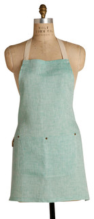 Mint Mini Bib Apron - Traditional - Aprons - by Birdkage