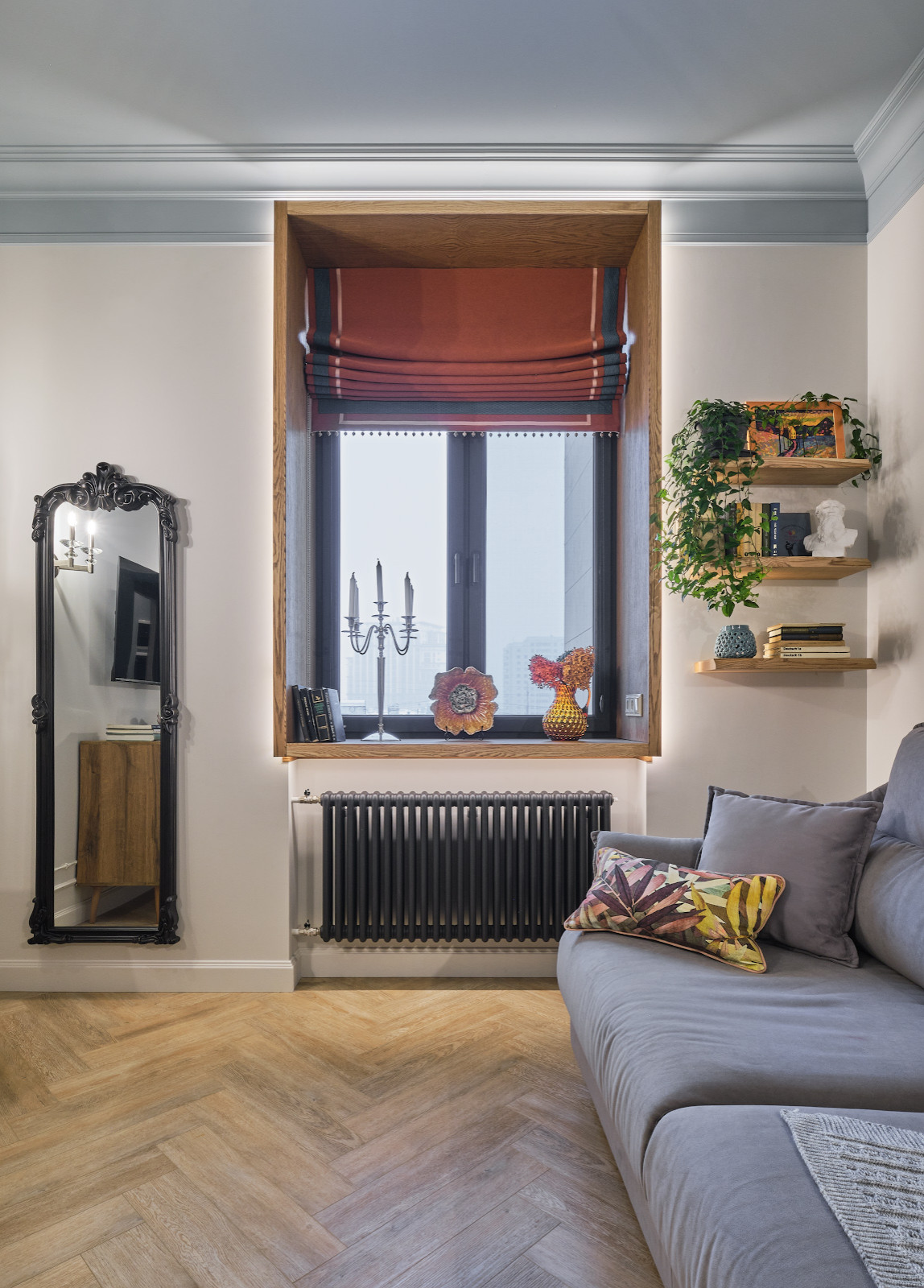 Интерьерная съёмка квартиры в сталинке на Кутузовском проспекте(Москва)