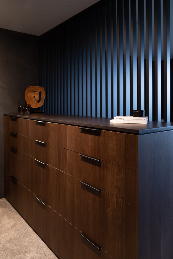 Inspiration for a contemporary storage and wardrobe in Melbourne.