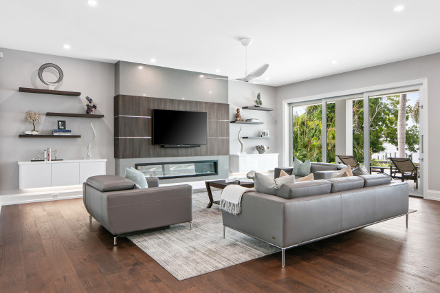 Bayfront Beauty modern-wohnbereich