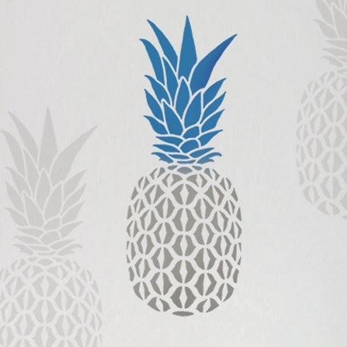 Small Wall Art pineapple wall art stencil - tropical - wall stencils -cutting Small Wall Art pineapple wall art stencil - tropical - wall stencils -cutting