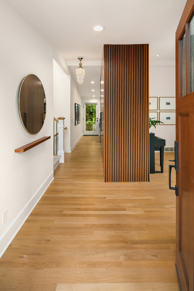Hallway - modern hallway idea in Seattle