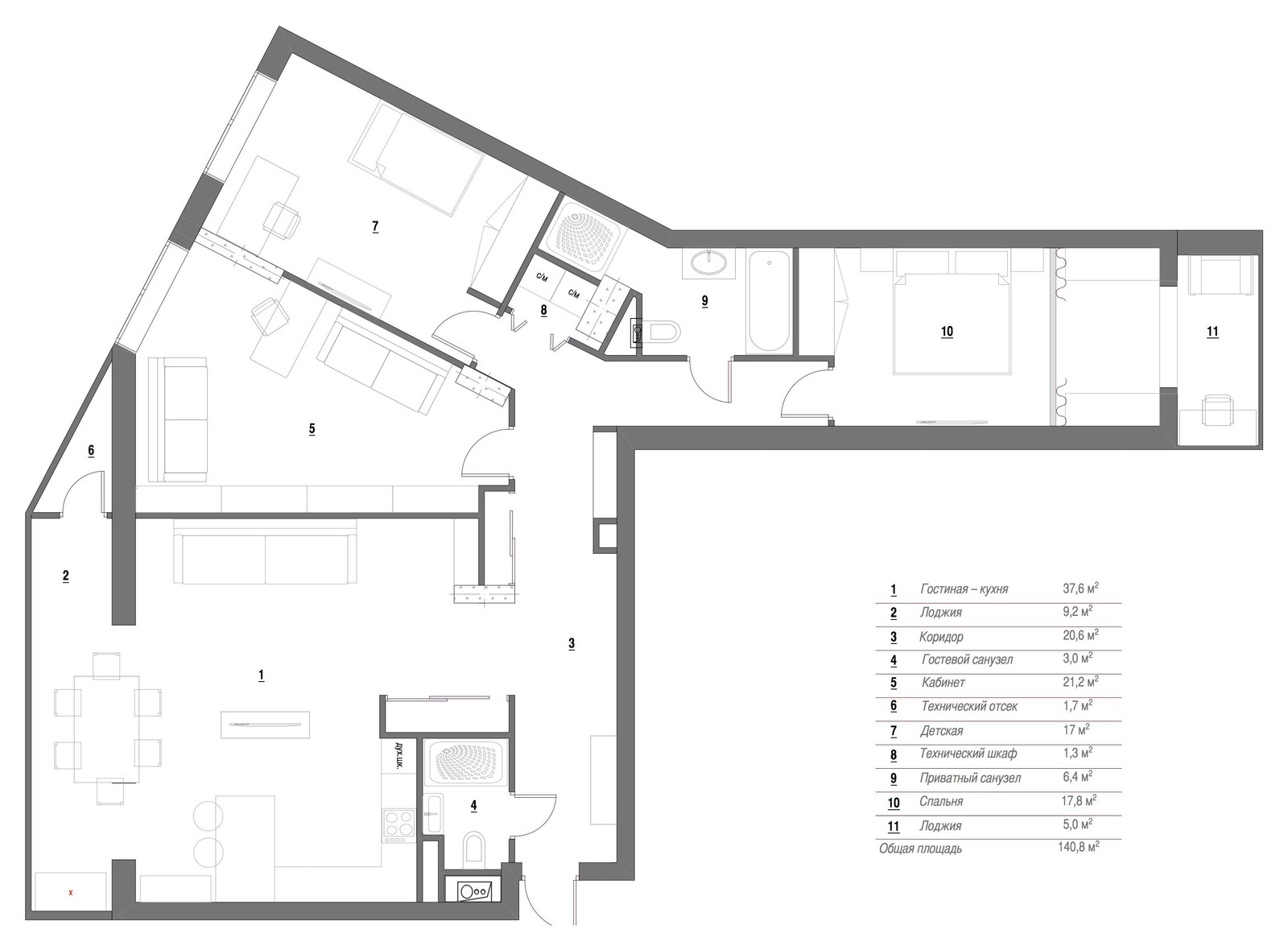 План квартиры