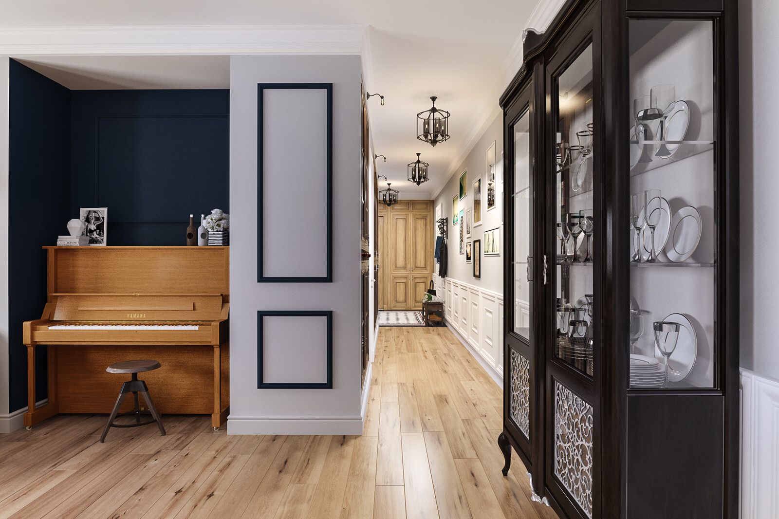 Интерьер квартиры в старом центре Москвы: прихожая